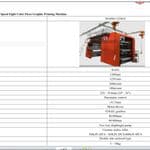For Sale: 8-Color Flexo Plastic Printing Machine