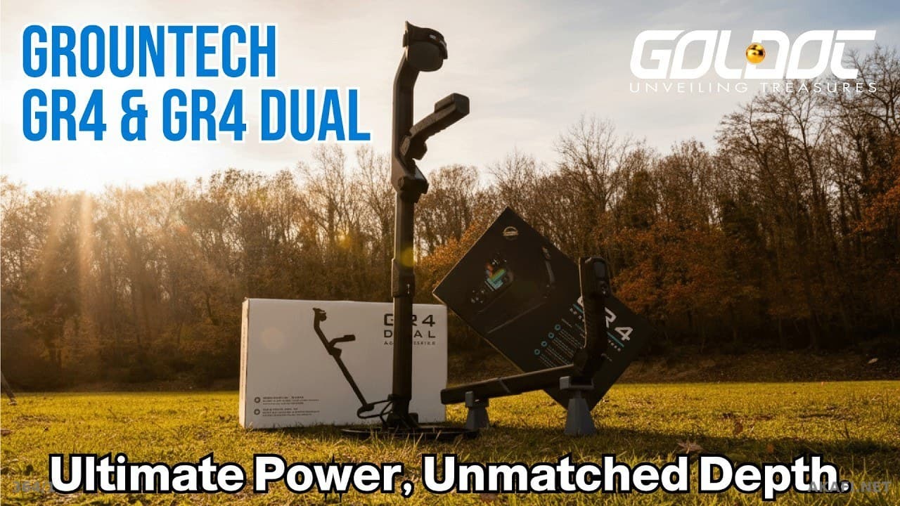 Groundtech GR-4 DUAL – Professional 3D Ground Scanner & Metal Detector with 15-Meter Depth